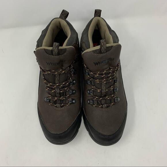 Wrangler Kyson Lace Up Mid Hiking Work Boot Brown Mens Size 9 - Picture 3 of 8